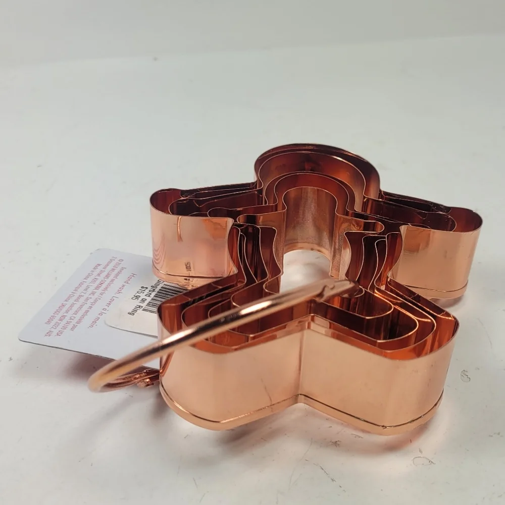 Williams Sonoma Copper Cookie Cutters Set